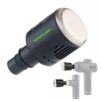 Tunturi Percussion Massage Gun with Heating and Cooling, 5 Speeds, 6 Heads, LED Display, Rechargeable, Carry Case