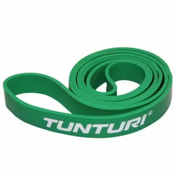 Tunturi Power Band Medium Loop Resistance Band (Green, 104 x 2.9 cm, Natural Latex)