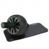 Tunturi Pro Exercise Wheel Deluxe Abdominal Roller with Knee Mat