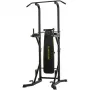 Tunturi PT60 Power Tower Multi-Grip Pull-Up & Dip Station for Home Strength Training