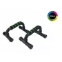 Tunturi Push Up Bar - Black, Set of 2, Steel Frame with Ergonomic PVC Foam Handles