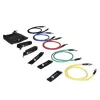 TUNTURI RS Sports Tubing Set Medium - 5 Resistance Tubes with Handles, Ankle Straps, Door Anchor & Carry Bag