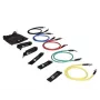 TUNTURI RS Sports Tubing Set Medium - 5 Resistance Tubes with Handles, Ankle Straps, Door Anchor & Carry Bag