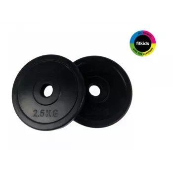 Tunturi Rubber Weight Plates 2.5 kg, Pair