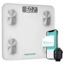 Tunturi SC30 Smart Body Composition Scale – Bluetooth, 11 Body Metrics, White