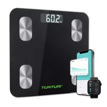 Tunturi SC30 Smart Body Composition Scale with Bluetooth and App