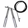 Tunturi Steel Speed Rope with Aluminium Handles, 3m Adjustable