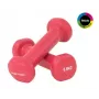 Tunturi Vinyl Dumbbells 0.5 kg, Pink, 2 pcs