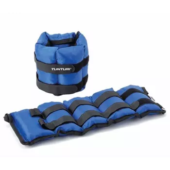 Tunturi Wrist and Ankle Weights 2.25 kg, Blue, 2 pcs