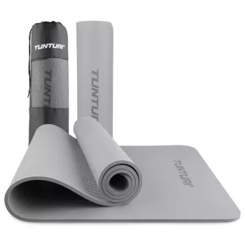 Tunturi Yoga Mat, 8 mm, Grey