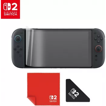 Turtle Beach Screen Protector Kit for Switch 2 – 9H Tempered Glass, 2-Pack, Black 00232938