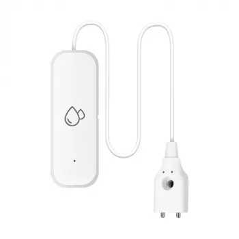 TUYA HS085179 Wi-Fi Water Leak Sensor with 85dB Alarm, Battery Powered, Works with Alexa and Google Assistant