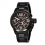 TW STEEL MAN TW312 40mm Quartz Chronograph Watch Black Dial Leather Strap