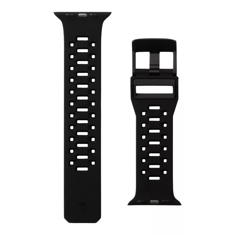 UAG Scout Silicone Watch Strap for Apple Watch 49mm/45mm/44mm/42mm - Black