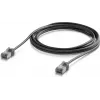 UBIQUITI UACC-CABLE-PATCH-OUTDOOR-C6A-3M-BK Ultra-thin Shielded Outdoor Cat6a Patch Cable (3m, Black)