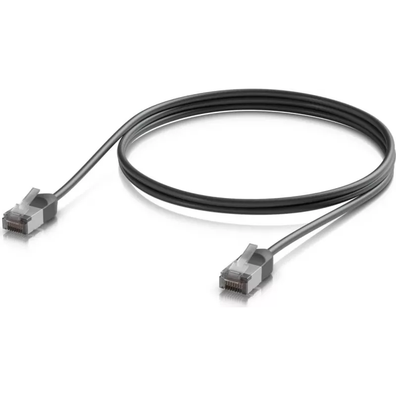 Ubiquiti Ultra-Thin Rugged Shielded Outdoor Patch Cable 1m Black