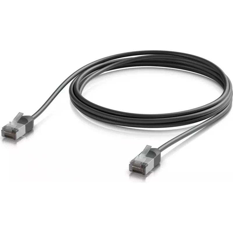 Ubiquiti Ultra-Thin Rugged Shielded USB-C to USB-C Cable 2m Black 20Gbps 100W