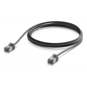 Ubiquiti Ultra-Thin Rugged Shielded USB-C to USB-C Cable 2m Black 20Gbps 100W