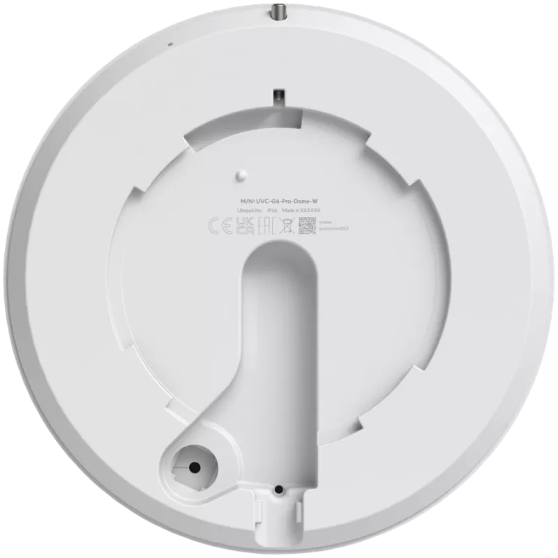 Ubiquiti UniFi G6 Pro Dome 4K PoE+ Security Camera, White