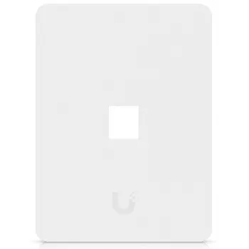 Ubiquiti Universal Keystone Wall Plate – Clean Customizable Finish, 1 Port (White)
