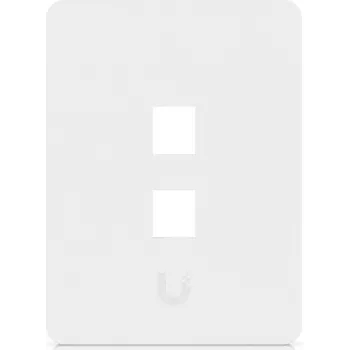 Ubiquiti Universal Keystone Wall Plate Clean, Customizable Finish, 2-Port Vertical (UACC-WP-KEYSTONE-V-2P)