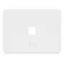 Ubiquiti Universal Keystone Wall Plate – Single Gang, 1-Port, White (UACC-WP-KEYSTONE-H-1P)