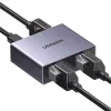 UGREEN 1-to-2 Gigabit Ethernet Splitter, 1000Mbps LAN Network Adapter, RJ45 Male to 2 Female, Passive, Black