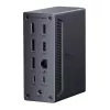 UGREEN 14-in-1 USB-C Docking Station with Dual DisplayPort, HDMI, 100W PD, Gigabit Ethernet, SD/TF Card Readers, and 3.5mm Audio