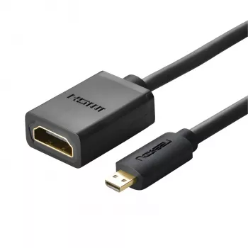 UGREEN 20134 Micro HDMI Male to HDMI Female Adapter - Black