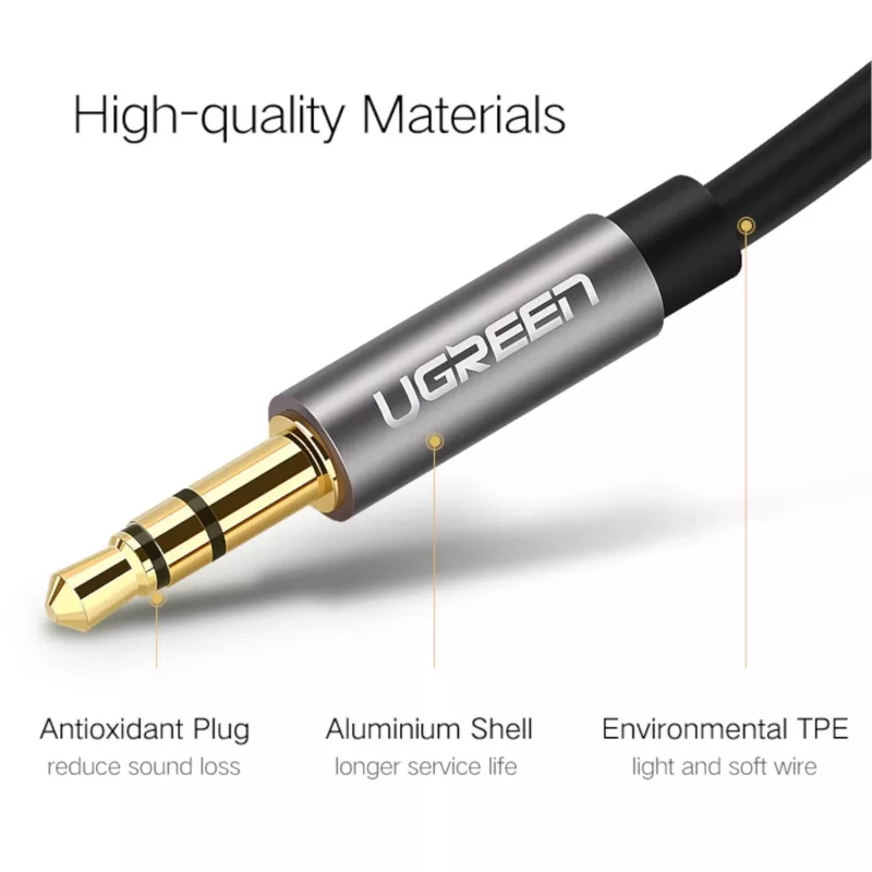 UGREEN 3.5mm AUX Audio Cable 3m Black