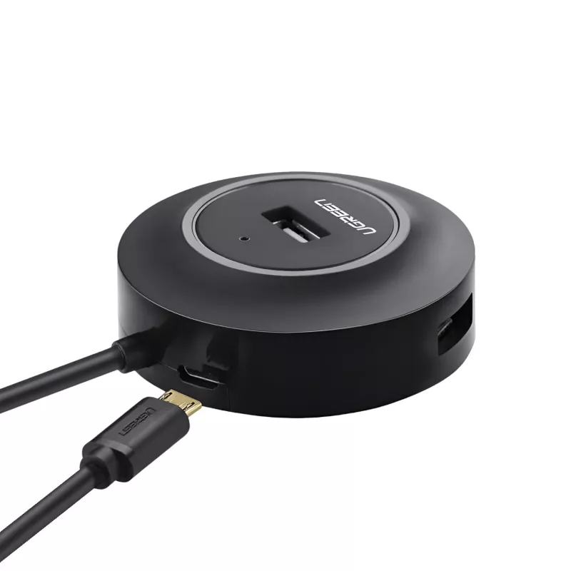 UGREEN 4-in-1 USB 2.0 Hub (20777) - Black