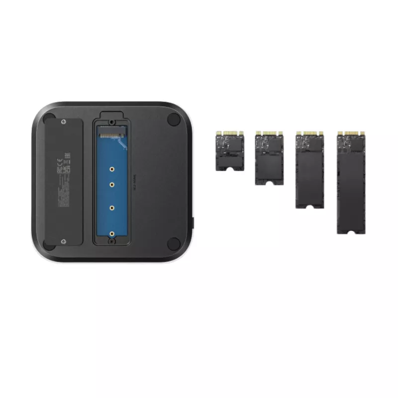 UGREEN USB-C 11-in-1 Docking Station for Mac Mini M4/M4 Pro with M.2 SSD Enclosure, Space Grey