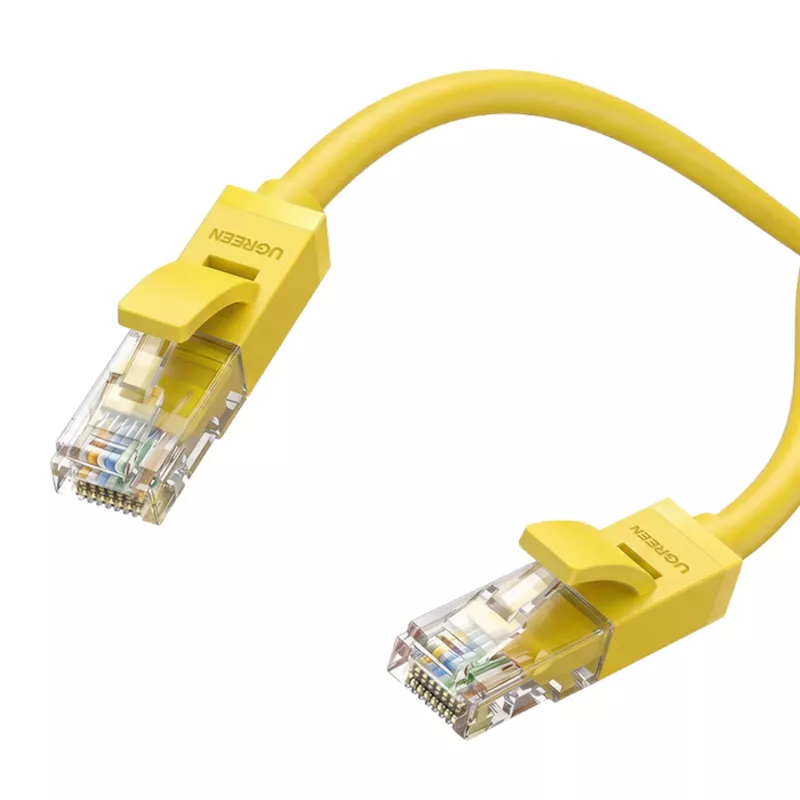 UGREEN Cat6 RJ45 Ethernet Cable 2m Yellow - 1Gbps 250MHz UTP Patch Cable