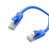 UGREEN Cat6 UTP Flat Ethernet Cable 1m Blue - 10Gbps 250MHz RJ45 Network Patch Lead