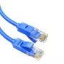 UGREEN Cat6 UTP Flat Ethernet Cable 1m Blue - 10Gbps 250MHz RJ45 Network Patch Lead