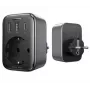 UGREEN CD314 30W GaN Charger with 2 USB-A, 1 USB-C and 1 AC Outlet, EU Plug, Black