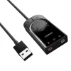 UGREEN CM129 USB-A to 3.5mm External Stereo Sound Adapter - Black