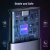UGREEN CM400-90264 M.2 NVMe/SATA SSD Enclosure 10Gbps USB-C 3.2 Gen 2 Tool-Free Aluminum Silver
