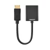UGREEN DisplayPort Male to VGA Female Active Converter, Full HD 1080p, Gold-Plated, Black, 15cm