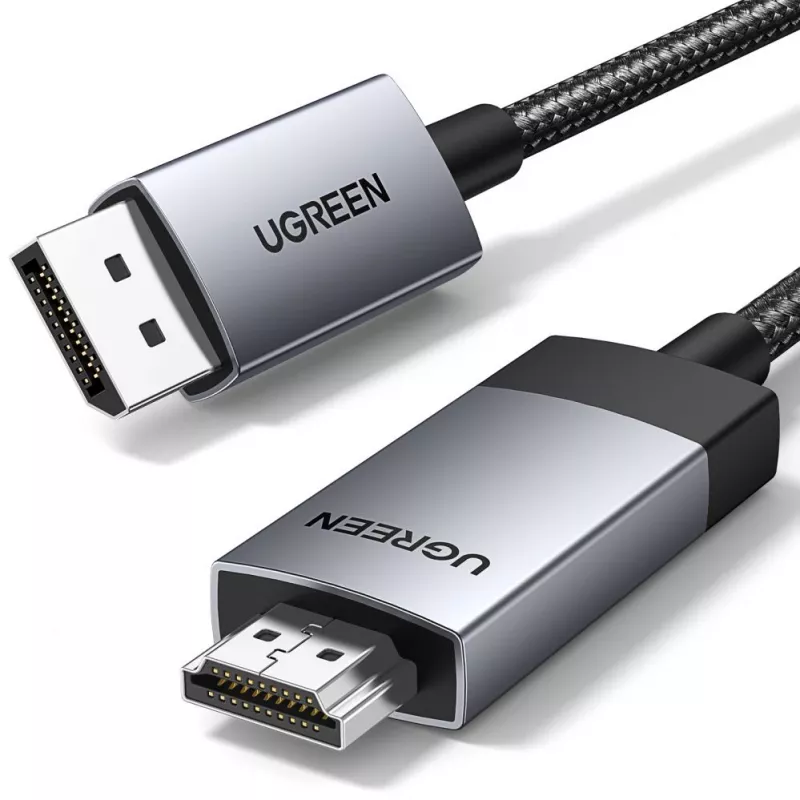 UGREEN DP119 DisplayPort to HDMI Cable 2m 4K 60Hz Grey