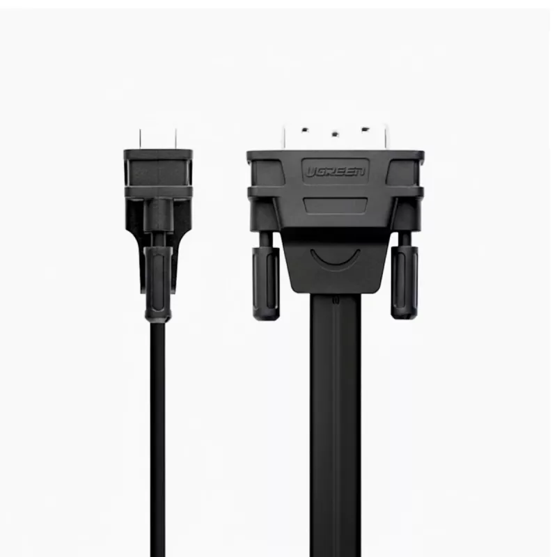 UGREEN DVI-D 24+1 to VGA Active Video Adapter (Male to Female) – Black