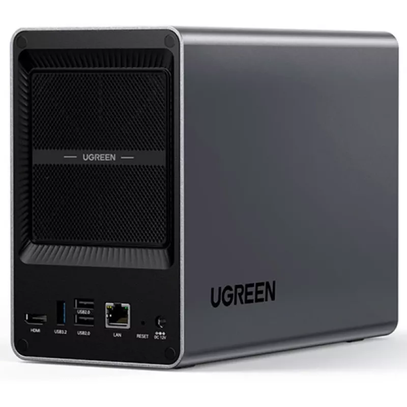 UGREEN DXP2800+ 2x Seagate IronWolf HDD Bundle - 2-Bay NAS with Intel Celeron N5105, 8GB DDR4, 2x 2.5GbE, 2x 4TB HDDs Included