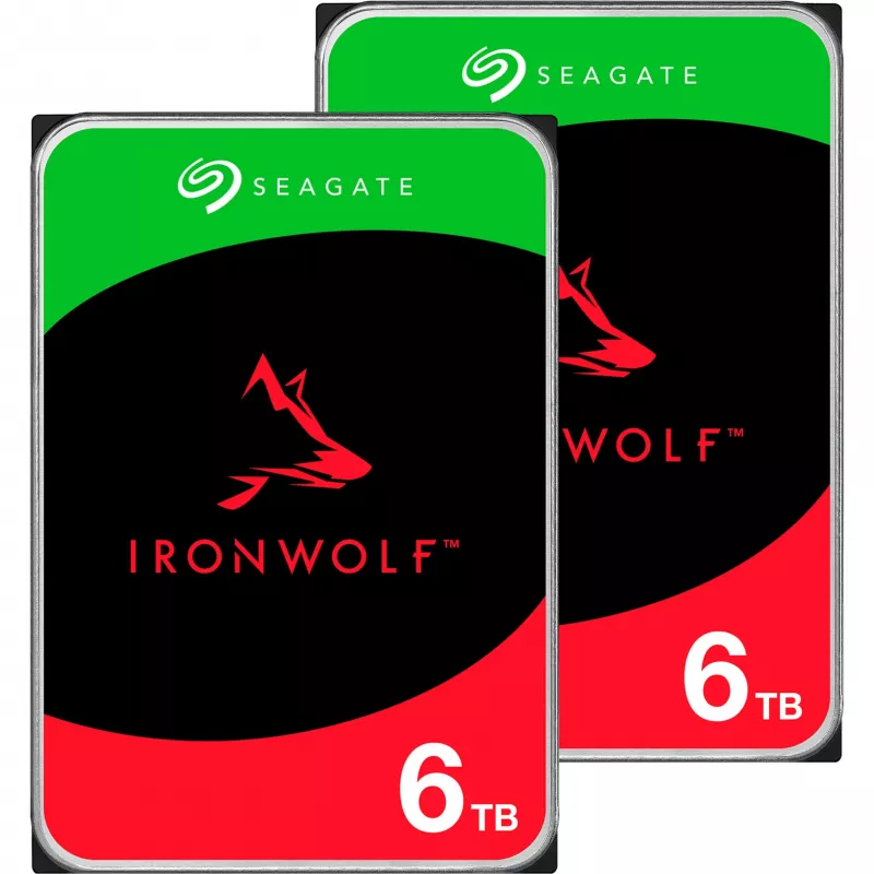 UGREEN DXP2800+ 2x Seagate IronWolf HDD Bundle - 2-Bay NAS with Intel Celeron N5105, 8GB DDR4, 2x 2.5GbE, 2x 4TB HDDs Included