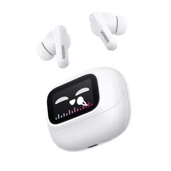 UGREEN EchoBuds Magic Wireless In-Ear Earphones with Active Noise Cancellation, Bluetooth 5.2, IPX5 Water Resistance – White