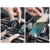 UGREEN Gravity Car Phone Holder Mount for Dashboard Windshield, Universal Smartphone Cradle with Strong Suction Cup, 360° Rotation, Telescopic Arm, One-Button Release, Black