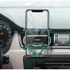 UGREEN Gravity Car Phone Holder Mount for Dashboard Windshield, Universal Smartphone Cradle with Strong Suction Cup, 360° Rotation, Telescopic Arm, One-Button Release, Black