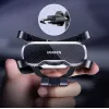 UGREEN Gravity Car Phone Holder Mount for Dashboard Windshield, Universal Smartphone Cradle with Strong Suction Cup, 360° Rotation, Telescopic Arm, One-Button Release, Black