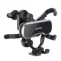 UGREEN Gravity Car Phone Holder Mount for Dashboard Windshield, Universal Smartphone Cradle with Strong Suction Cup, 360° Rotation, Telescopic Arm, One-Button Release, Black