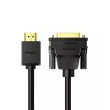 UGREEN HD106 HDMI to DVI Cable, 2m, Black, 1080p, Gold-Plated, Triple Shielded