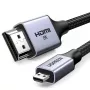 UGREEN HD164 Micro HDMI to HDMI 2.1 Cable 8K 1m Gray